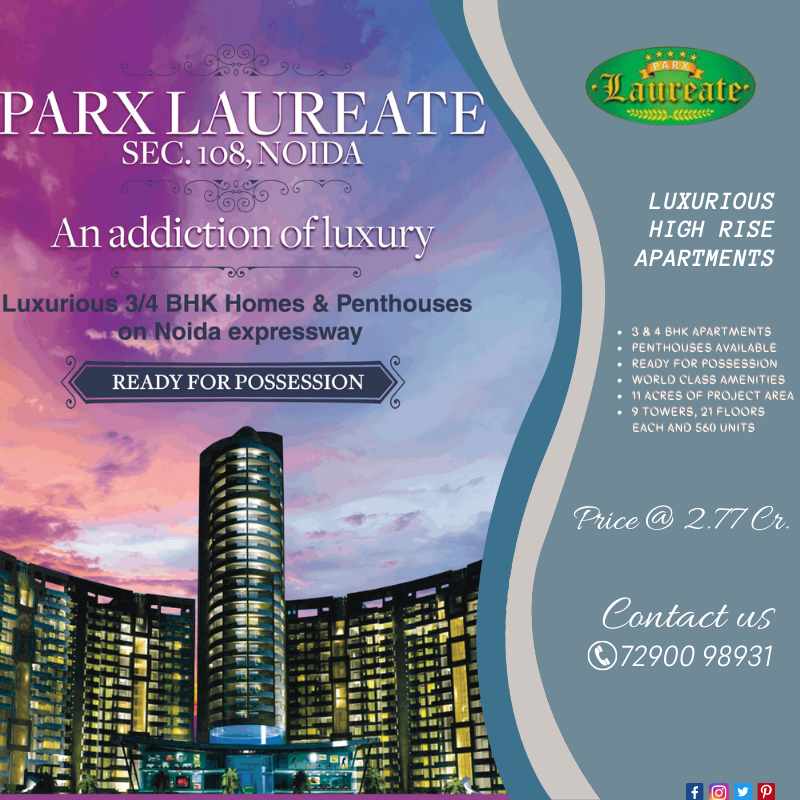 Realty360Degree's tweet photo. An Addiction of Luxury At Parx Laureate Sector-108 Noida....#ParxLaureateNoida
#realestate #luxuryresidences #luxuryhomes #3bhkflats #4bhkflats #penthouse #realty360degree #propertyinvestment #Sector150Noida https://t.co/PPBZTQ5kKI