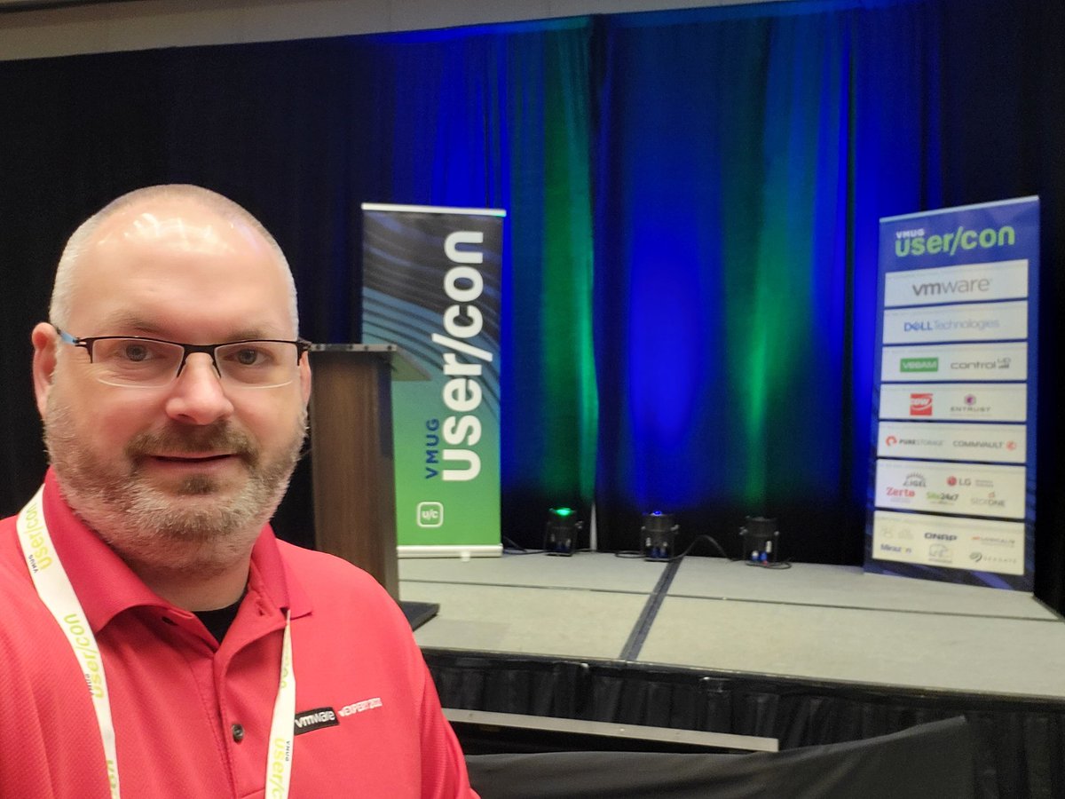 commputethis's tweet photo. 20 minutes until the opening keynote at the #indyvmug #usercon! Representing @FortWayneVMUG!

@vmware @MyVMUG #eatdrinkgeekout #vexpert #vcommunity https://t.co/jkJvERfkZx