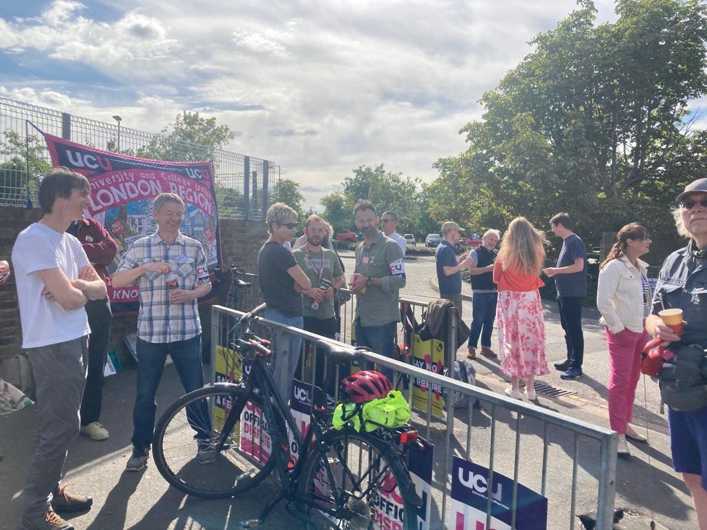 UCU_RuTC's tweet photo. Thanks for tremendous solidarity to all who came and all who've shared and tweeted. We are resilient and resourceful and we are @UCU_RuTC! We keep fighting ✊😁 https://t.co/tBfuGnnaKx