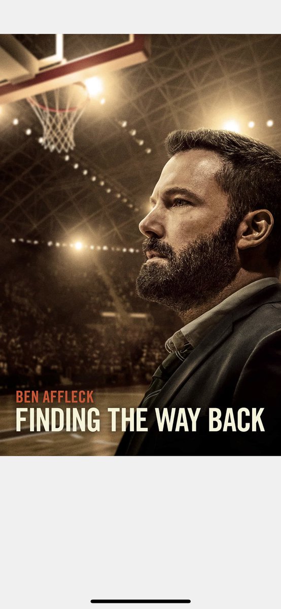 BlankFrancis's tweet photo. #findingthewayback was such an awesome film. Amazing performance by @BenAffleck was expecting another basketball movie and it was so much more. https://t.co/ufbspCLKDp