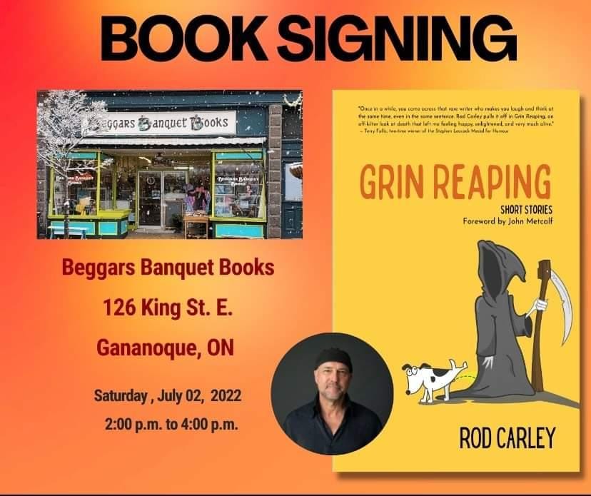 Join us on Saturday July 2 as we welcome the charming and funny #Brockville native @carley_rod for an afternoon of stories and book signing. Theatrics may ensue. 📖 🎭📚
