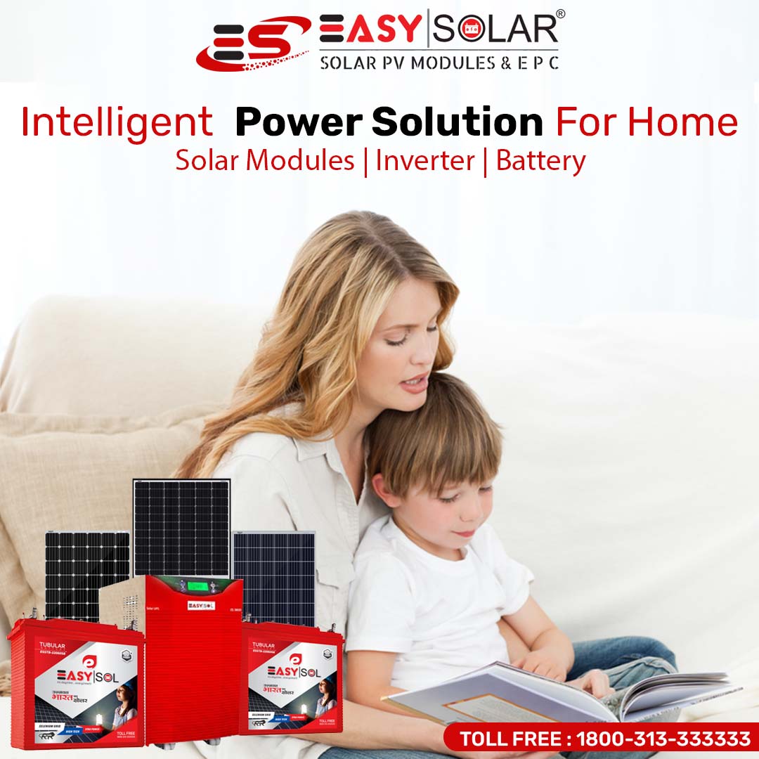 EasyEsspl's tweet photo. Intelligent Power Solution For Home
Complete Solar Solutions Provider,
for more information regarding
#SolarPanels
#SolarPCU
#TubularBatteries
Contact Us :
Toll Free : 1800-313-333333
DM : @EasyEsspl
#EasySolarSolutions #SolarModules #SolarInverter #SolarBatteries https://t.co/1T9iKJW3zz