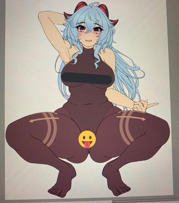 甘雨ちゃん塗ってくー(⁎⁍̴̆Ɛ⁍̴̆⁎) 