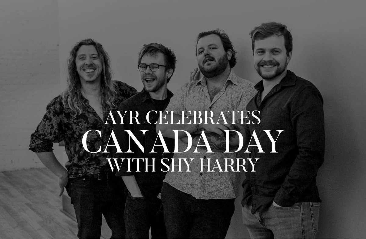 Shy Harry (@shyharryband) on Twitter photo Join us this Friday at Schmidt Park in Ayr! Food, games, fireworks, and lots of rock! <a href="/northdumfries/">Township of North Dumfries</a> #CanadaDay Join us this Friday at Schmidt Park in Ayr! Food, games, fireworks, and lots of rock! <a href="/northdumfries/">Township of North Dumfries</a> #CanadaDay