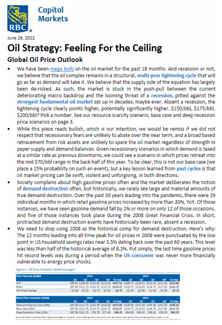 ericnuttall's tweet photo. Esteemed barrel counter @michael___tran raising his 2023 WTI forecast to $114 from $96 calling it "the strongest fundamental oil market setup in decades." At $110, we estimate the avg. CDN energy stock trades at a 33% free cashflow yield = "shareholder returns" of ~25% in '23! https://t.co/Xu5mtsxvWT