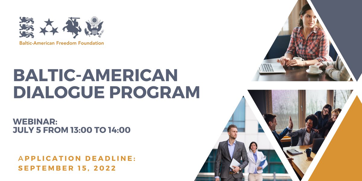 𝐁𝐚𝐥𝐭𝐢𝐜-𝐀𝐦𝐞𝐫𝐢𝐜𝐚𝐧 𝐃𝐢𝐚𝐥𝐨𝐠𝐮𝐞 𝐩𝐫𝐨𝐠𝐫𝐚𝐦 – 𝐧𝐞𝐰 𝐜𝐚𝐥𝐥 𝐟𝐨𝐫 𝐚𝐩𝐩𝐥𝐢𝐜𝐚𝐭𝐢𝐨𝐧𝐬!
𝐈𝐧𝐟𝐨 𝐖𝒆𝒃𝒊𝒏𝒂𝒓 𝐨𝐧 𝐉𝐮𝐥𝐲 𝟓 (𝐓𝐮𝐞𝐬𝐝𝐚𝐲) at 𝟏𝟑:𝟎𝟎. Register:
forms.gle/sTp1tryR73E7JS….
Registered participants will receive the link to the Webinar