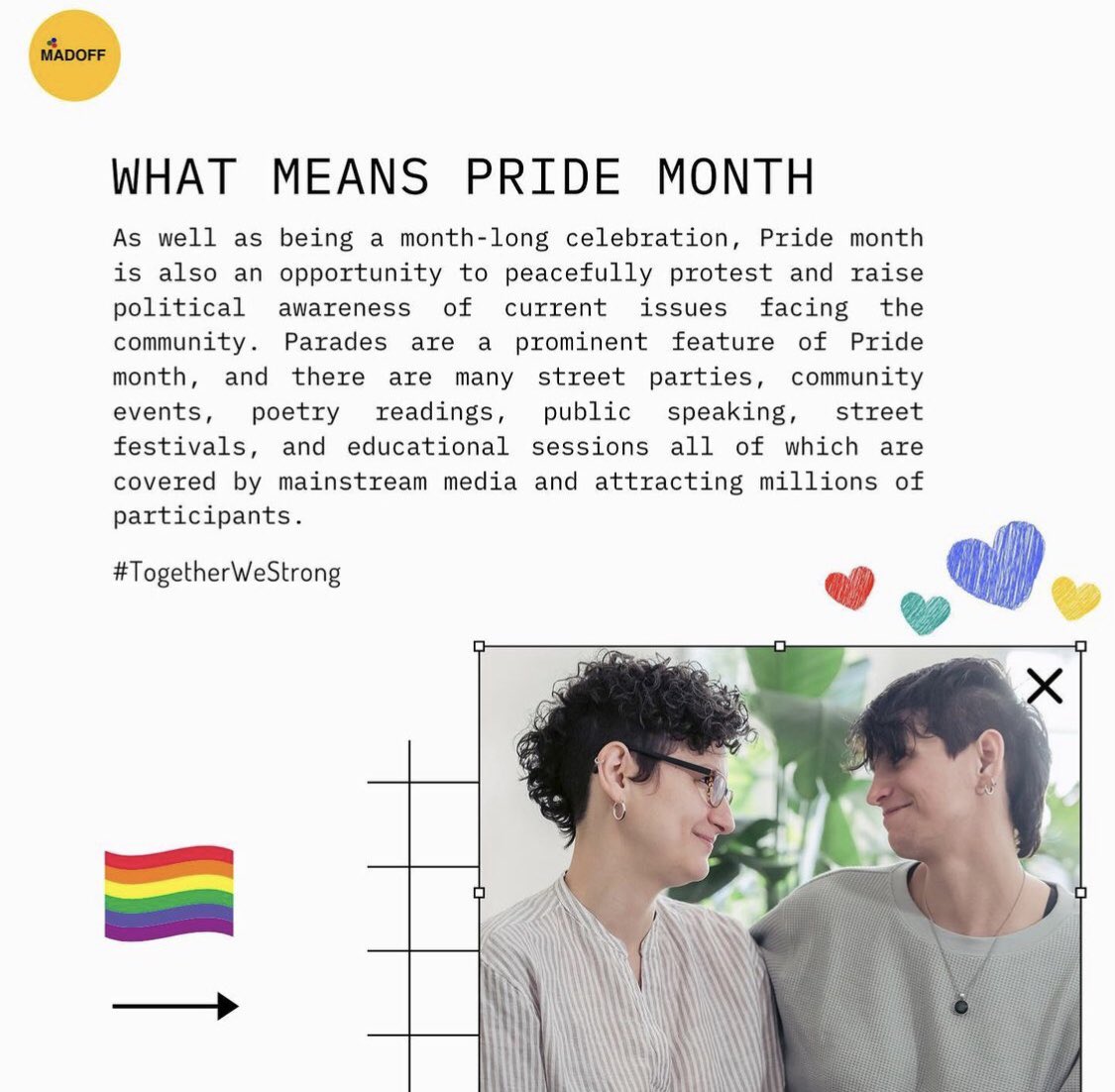 themadoff's tweet photo. Congratulations to all gays, lesbians and transsexuals on their holiday #pride 
   
You deserve the best! 😉 🏳️‍🌈

#TogetherStronger #PrideSummer
#PRIDEMONTH  #GAYS #Lesbians #Transsexuals #LoveisLove  #Pride2022 https://t.co/IW46z7f6gz