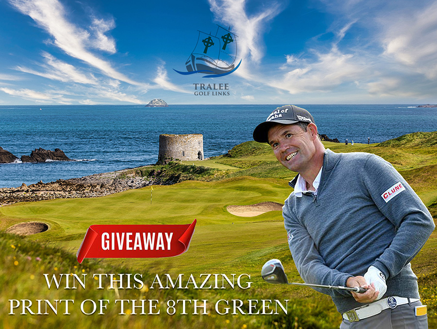 GIVEAWAY TIME ! 
With the Irish Open kicking off tomorrow we are giving away 2 large prints of the 8th green. Just retweet this post and  predict the winner of this weeks Irish Open, Two winners will be picked randomly from all the correct  #golfgiveaway #irishopen #golfprize