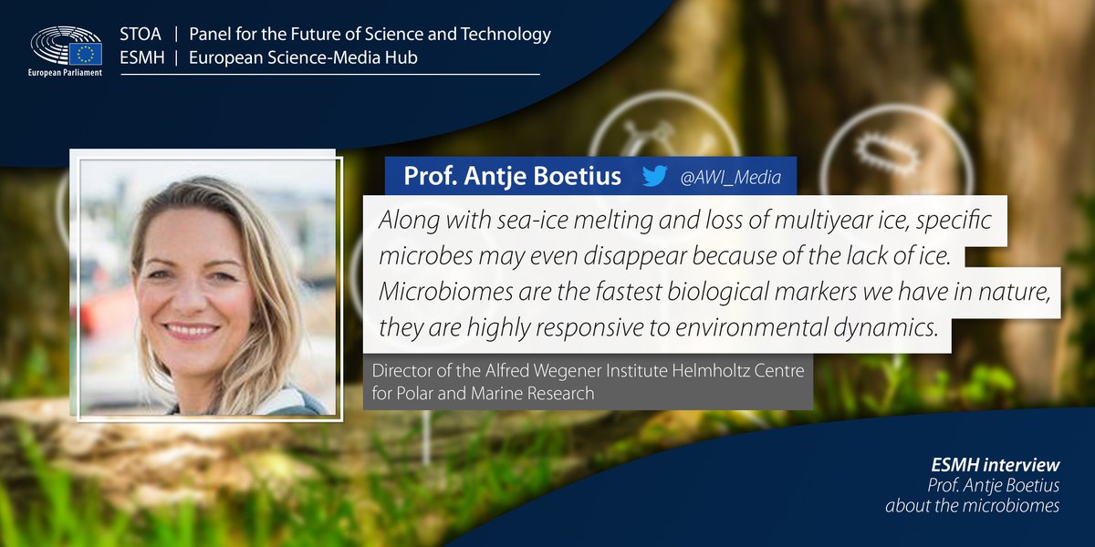 EP_ScienceTech's tweet photo. ‘Being at the pulse of the #ocean to better understand its role in #ClimateChange’

👉Interview Prof. Boetius @AWI_Media: https://t.co/8XRzyuOVjv 

@syl_scribe #marineresearch #microbes #microbiome #MicrobiomePathways @MicrobiomeEU https://t.co/F2yekAyy3u