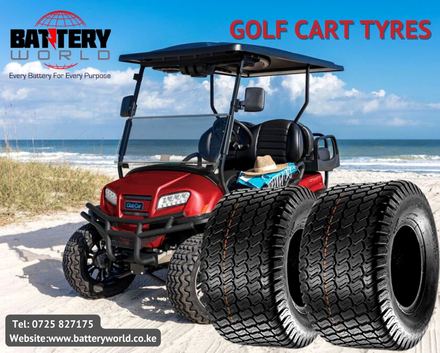 Are you looking to buy quality and durable GOLF CART TYRES? Contact Battery World today!
Tel 0725 827175 Email: sales@batteryworld.com Website: batteryworld.co.ke
#golf #golfcart #golfcarttyres #tyres #batteryworld