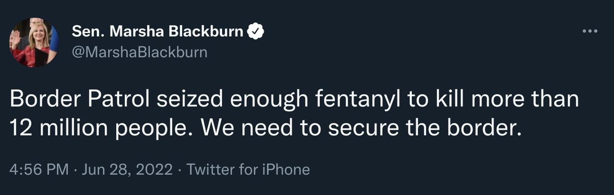 It's really getting old that Democrats are so fucking stupid and fall for this shit about drugs being seized at the border every. fucking. time.