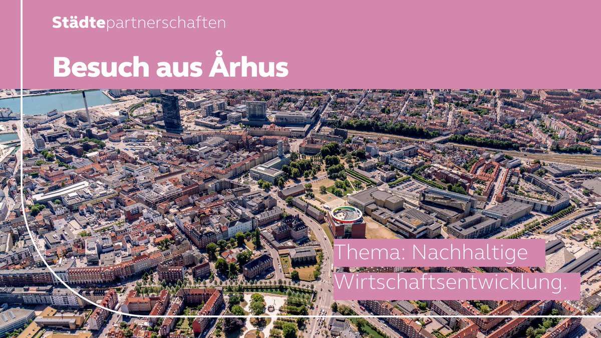 Vi glæder os til at ser jer: Am Donnerstag, 30. Juni, besuchen der Århuser Bürgermeister @JBundsgaard und der neue Stadtdirektor Martin Østergaard Christensen die Landeshauptstadt #Kiel. Im Fokus des Besuchs steht das Thema nachhaltige Wirtschaftsentwicklung.