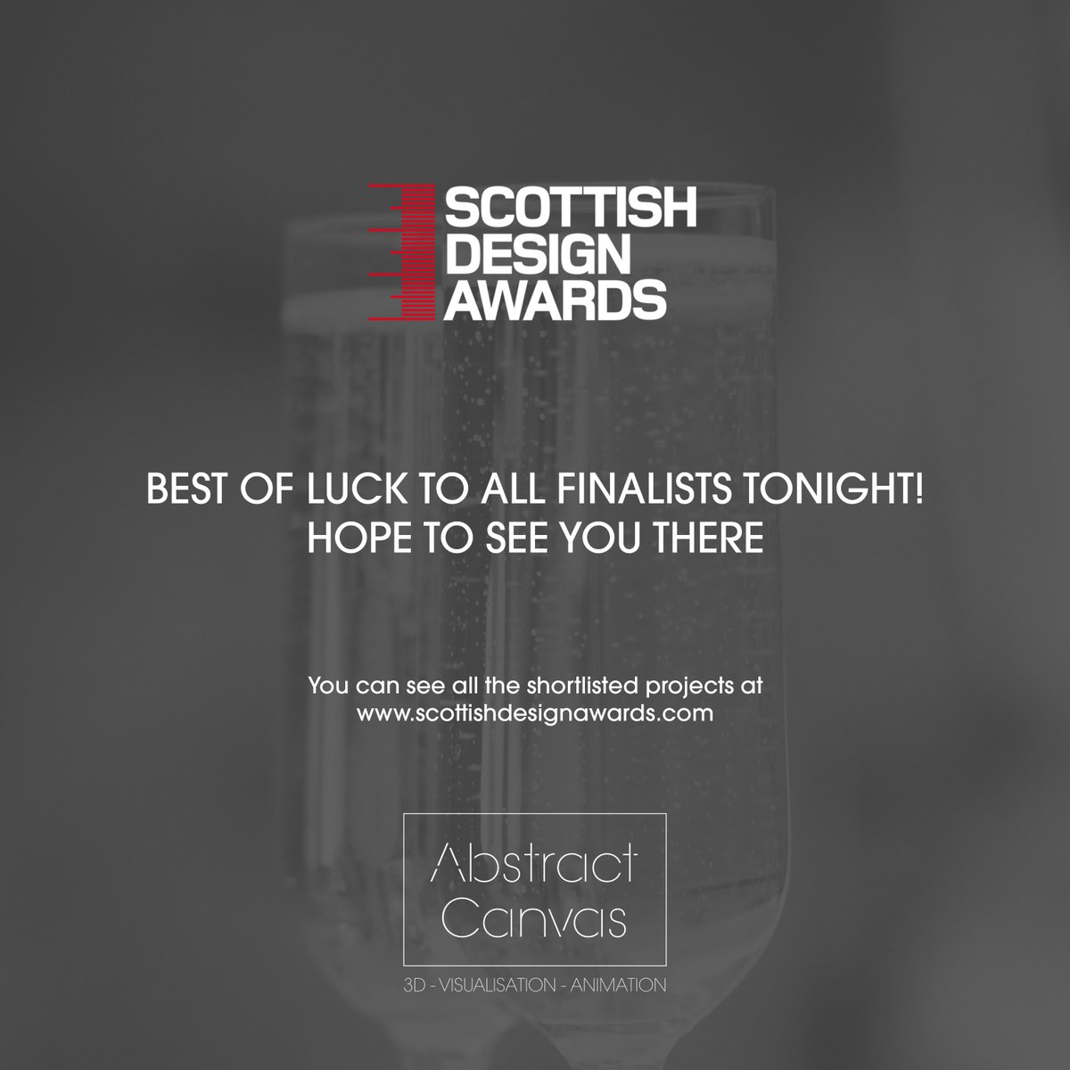 Looking forward to getting the gladrags on and celebrating the <a href="/ScottishDesign/">Scottish Design Awards</a> awards 2022 with all the other finalists and attendees.

Privileged to be nominated for our visualisation work with <a href="/WoodBlocX/">WoodBlocX</a> &amp; Cunningham Mclean

Best of luck to everyone nominated!
#Awards
