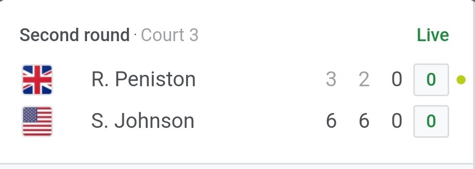 Luke_Musgrave's tweet photo. This wimbledon match-up is too good to be true. Peniston vs. Johnson https://t.co/SYO3B7MwcE