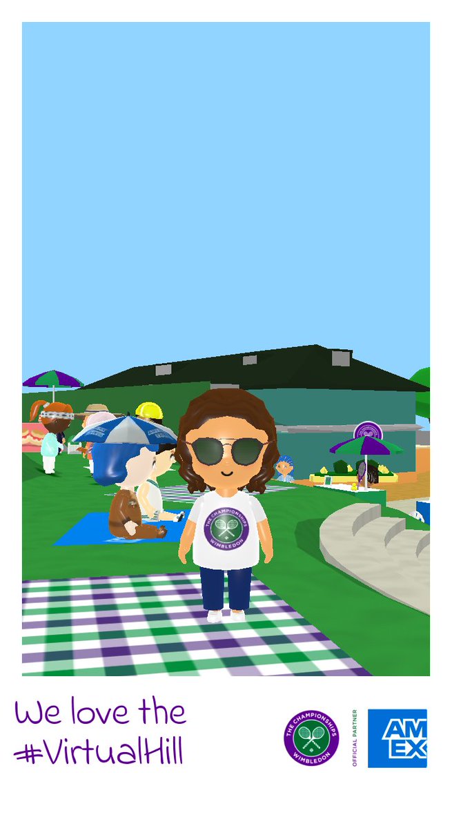 healthurbanista's tweet photo. Trying out the @Wimbledon #Metaverse style famous Hill
a "Miaverse" selfie. 🤓
#Wimbledon2022 #virtualhill https://t.co/1JQRLlK10n