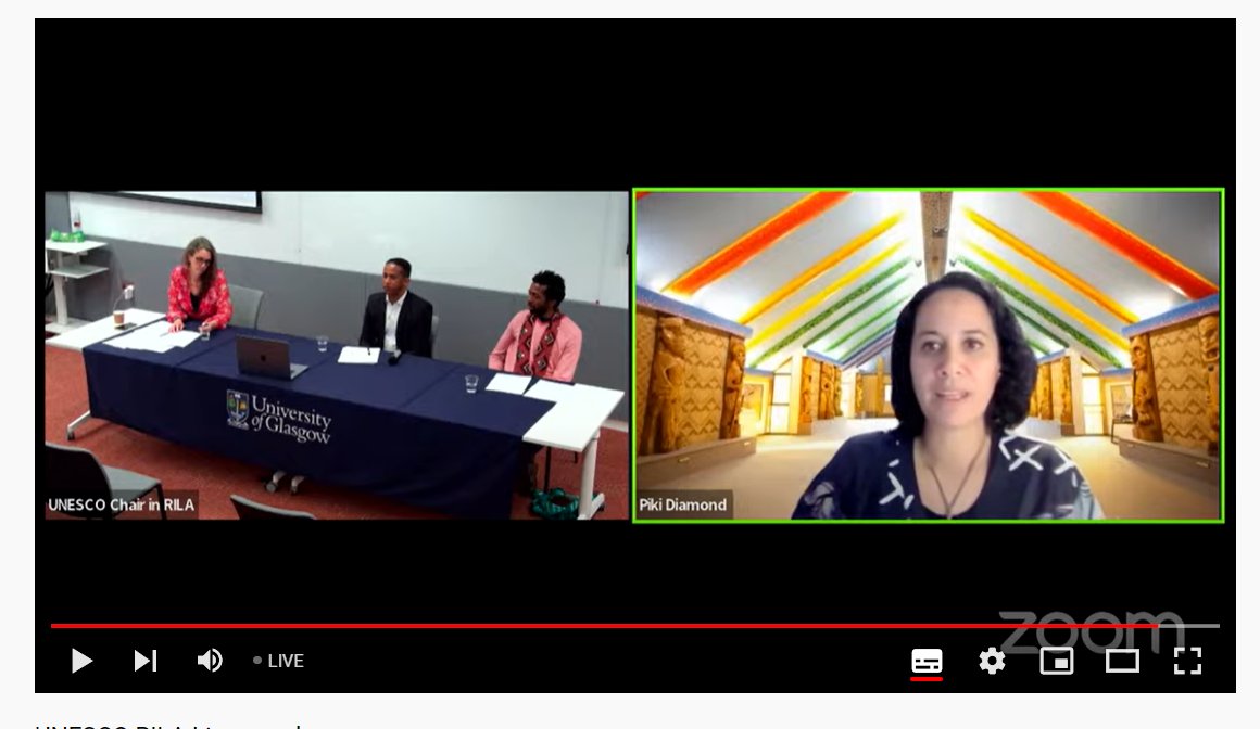 ecosocialworld's tweet photo. Join Live Panel @UofGUnescoRILA at @ecosocialworld 
@alison_phipps "we're going to be looking at what it means when the cultural, spiritual, artistic, linguistic understandings of the human role within the wider natural world is diminished or is excluded"
https://t.co/NfxpN7wfPM https://t.co/CmBOM0xSgX