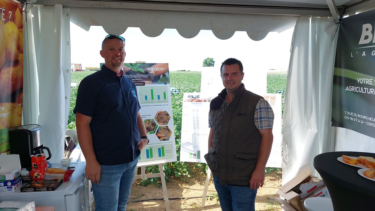 SocieteBIO3G's tweet photo. 🔛 Le #salon #Qualipom 🥔 (@chambagri_hdf) est lancé !
🗺 Où ? Beugny (62)
🗓 Quand ? 29 juin
📌 Quel stand ? Stand 239
On vous attend jusqu'à 18h30 pour vous présenter nos #nouveautés destinées à la #pommedeterre et parler #biostimulation !

À tout à l'heure !

#BIO3G #AGRONOMIE https://t.co/fflEfskGos