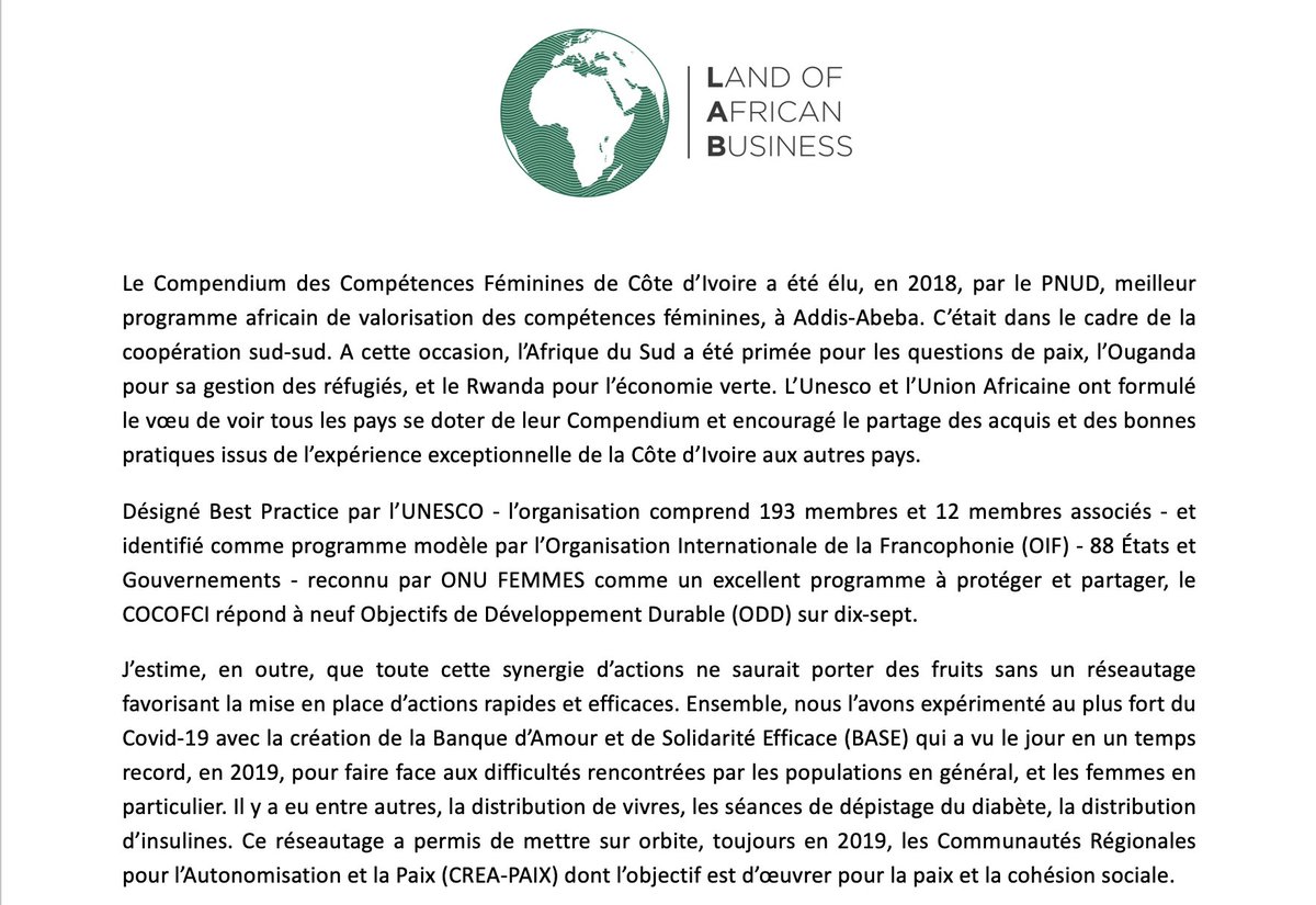 Land of African Business - LAB tweet media