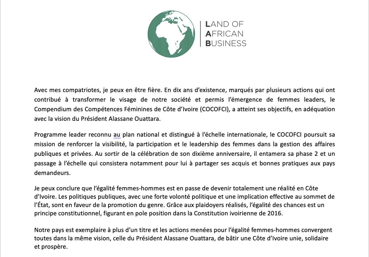 Land of African Business - LAB tweet media