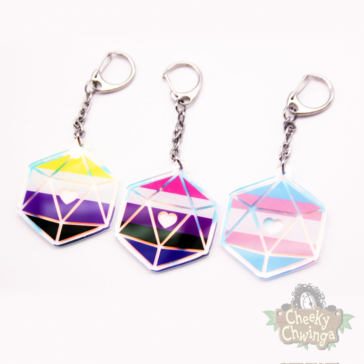 Have a closer look at our charms (you can win until TOMORROW)
They have an iridescent rainbow finish for the extra glow 💖🌈
#CCcharms #CheekyChwinga #PrideMonth #giveaway #CCgiveaway