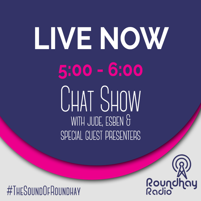 RoundhayRadio's tweet photo. #RRChatShow is back with a very special guest presenter for one day only.  @CrisNewhall will be in the studio for the first time in 3 years back in his presenter slot for an hour of discussion and catching up on the last 3 years. #BlastFromThePast #HotTopics @RoundhayRadio https://t.co/N1cR2kVxzy