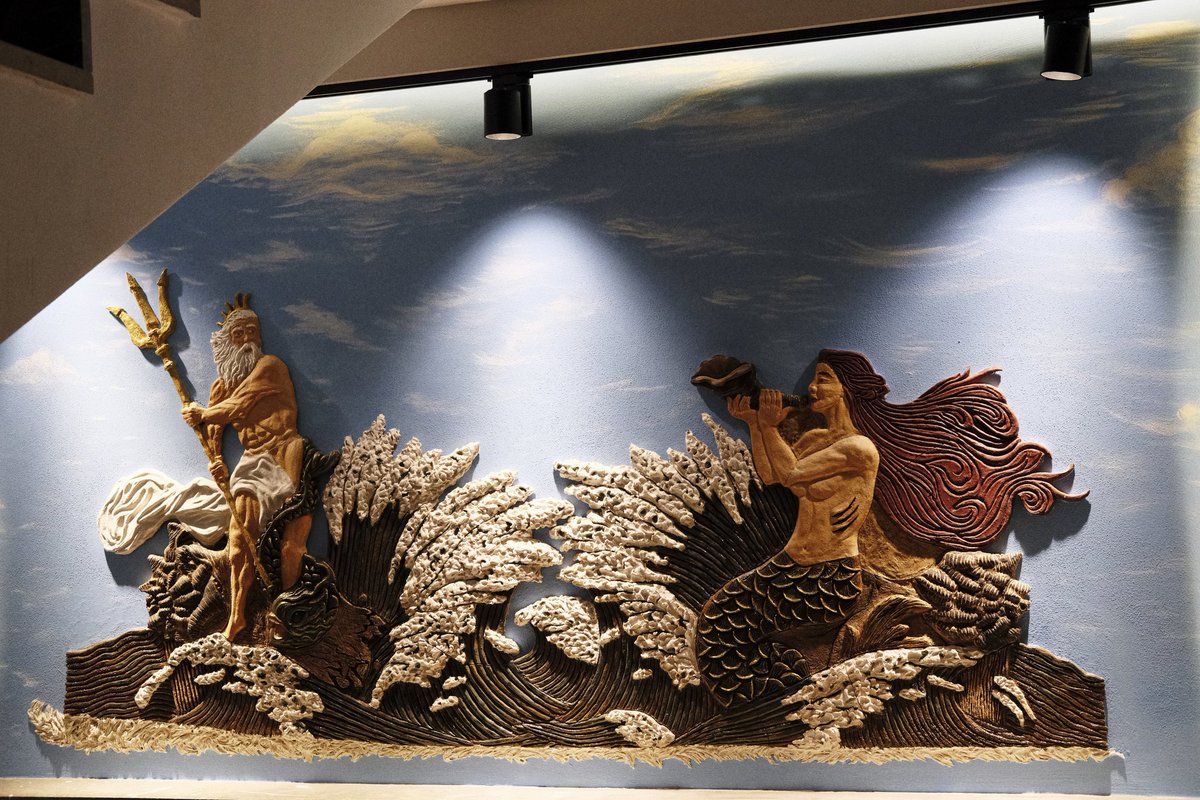 tongucakarca's tweet photo. #ceramicrelief #ceramicart #handmadeart Antalya Otel Spa Work https://t.co/klCT3YQSw3