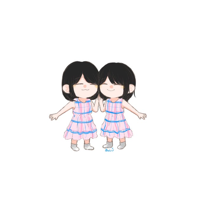 「複数の女性 双子」のTwitter画像/イラスト(新着)｜21ページ目