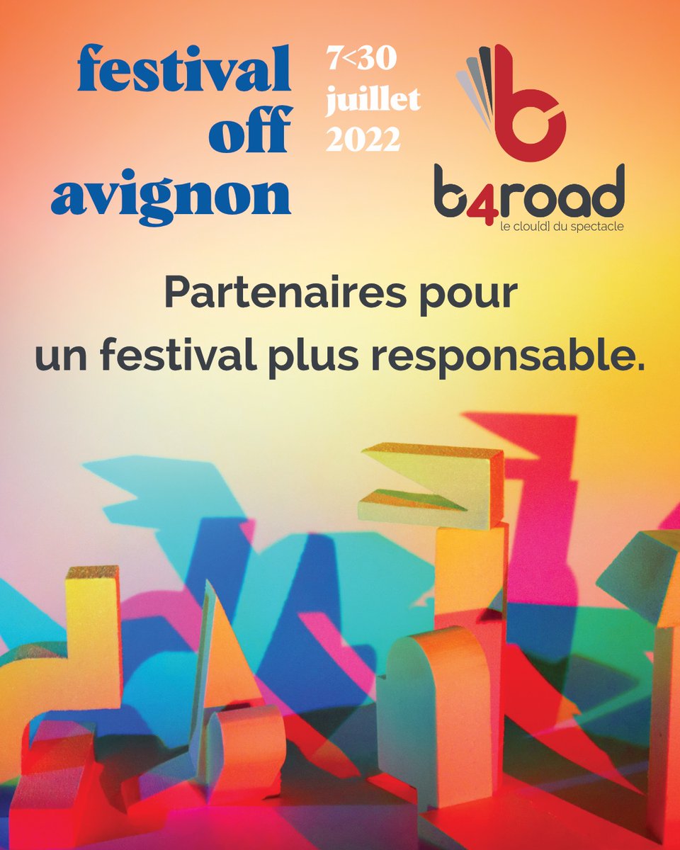 b4road's tweet photo. 🤝 @festOffAvignon  et @b4road s’associent pour mener une réflexion collective sur un festival plus responsable.

Votre avis nous intéresse, venez rencontrer notre équipe au Village PRO du Off du 7 au 30 juillet et devenez acteur du festival de demain en répondant à l’enquête ! https://t.co/0lJrmwj5wL