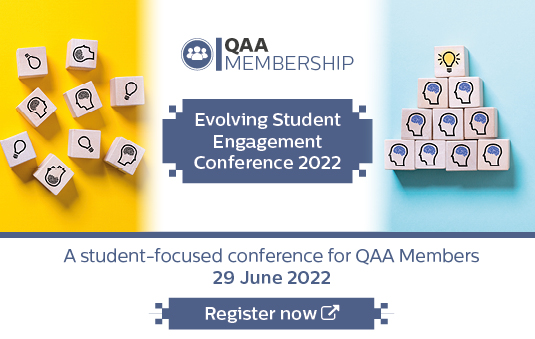 QAAtweets's tweet photo. We are looking forward to a busy morning talking all things student engagement at #ESE22.

Follow us on @QAALive to keep up to date with discussions on a range of topics including partnership, co-creation, accessibility and belonging, inclusion and mental health. 🤩 https://t.co/uRRQenIsmm