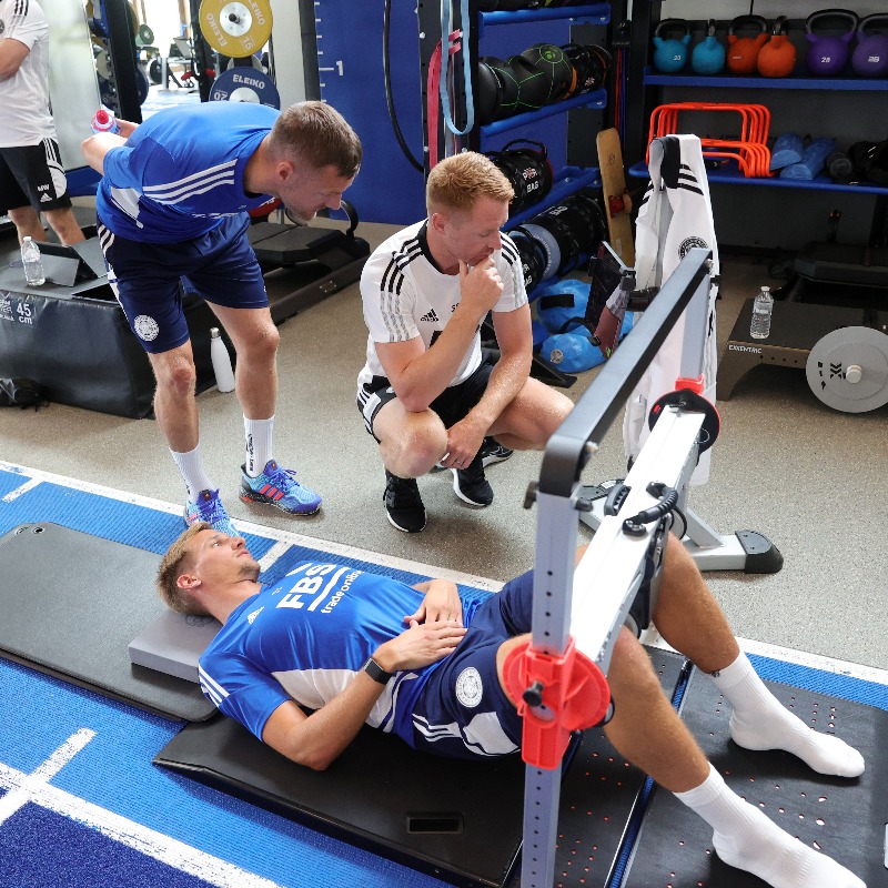 LCFC's tweet photo. 📸 💪‍

Gym images, as the squad put the work in.