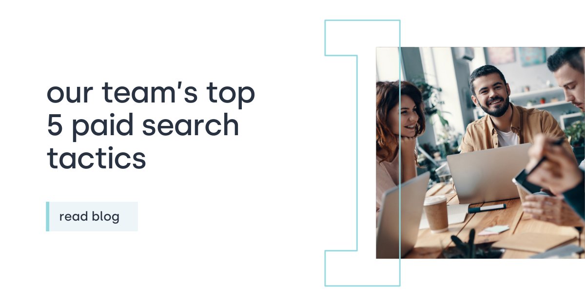 EquationDigital's tweet photo. As a digital agency that focuses on paid media through and through, we’re home to many experts and we like to hear what they’re currently loving in the paid media world. In this blog, we share our top five modern paid search tactics: https://t.co/AWRvnHYjbJ https://t.co/Q8NMNJMuAJ