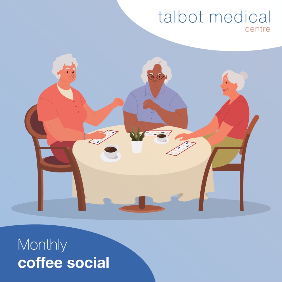 TalbotMedical's tweet photo. July's Coffee Social is on Wednesday 13th July and we'll have guest speaker from Wag &amp; Co charity who provide dog visits for older dog lovers in their own home, or in care or in hospital. Come along and join us at All Saints Community Centre next door to the practice. https://t.co/GWQ4bXJvmO