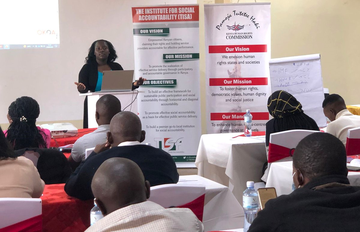 TISAKenya's tweet photo. Day 1 of Election Agenda Setting under @OkoaUchumi_KE: Capacity Building Session of citizens on the issue of Public Debt with the intention that they can then educate fellow citizens on the causes &amp; effects of Public Debt Crisis in Kenya. #OkoaUchumi @thekhrc @TIKenya @oxfaminKE https://t.co/TemeZJ8R51