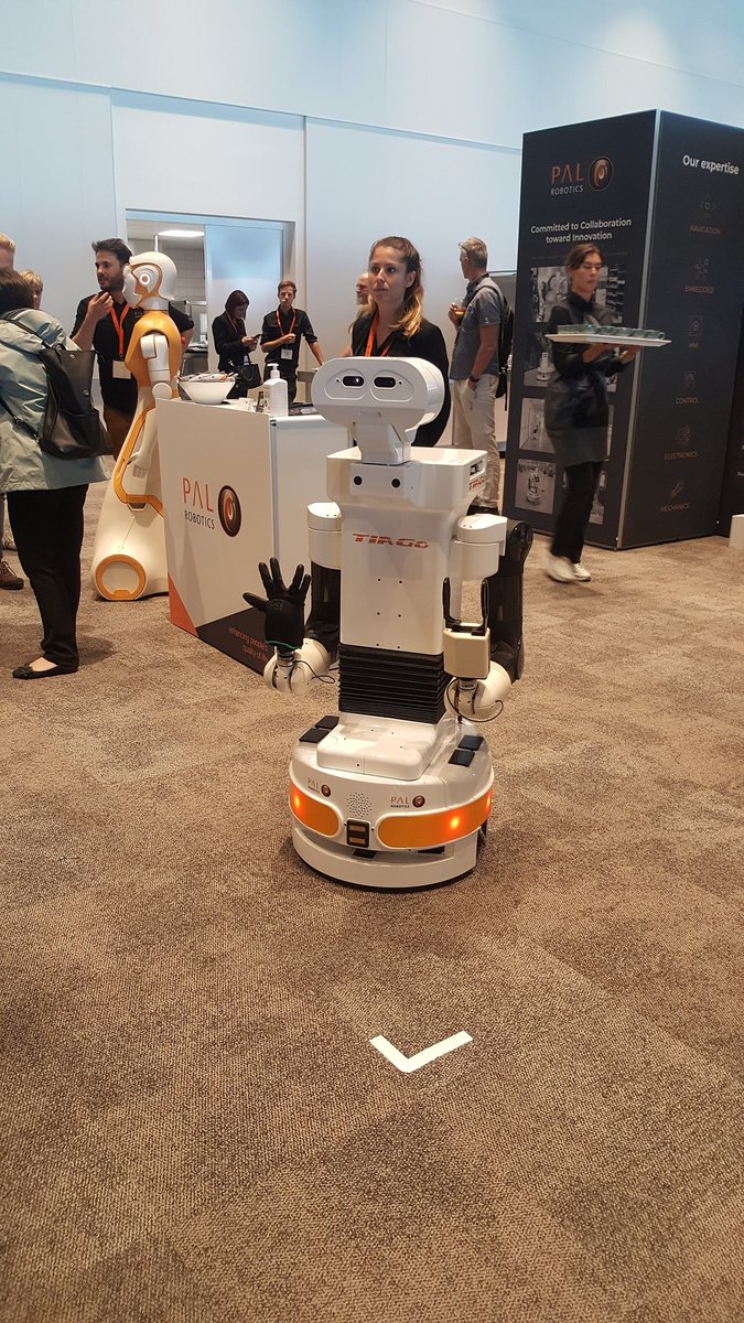 ERLrobotleague's tweet photo. A fantastic first day in Rotterdam at the #ERF22, we're back and ready for day 2! https://t.co/Q0xON3A9cx