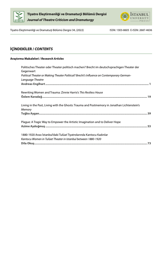 ted_jtcd's tweet photo. Tiyatro Eleştirmenliği ve Dramaturji Bölümü Dergisi 34. sayısı yayında. 

34st issue of the Journal of Theatre Criticism and Dramaturgy is out. 

You can access online via the link: https://t.co/jOONvKWthI https://t.co/5VNDrtPqf9