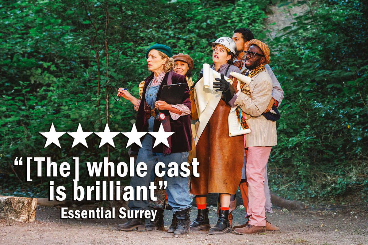 GuildfordBard's tweet image. We’re midway through our final week of DREAM, and our brilliant cast can’t wait to maximise the magic for our last four shows! 🧚‍♂️🐴 🪄

Join us for sunbeams, delicious beer, big laughs, and a 🌟🌟🌟🌟🌟 show! 🍻

BOOK FOR TONIGHT
🎟 bit.ly/3FB6T4t 🎟

#MakeSummerMagic