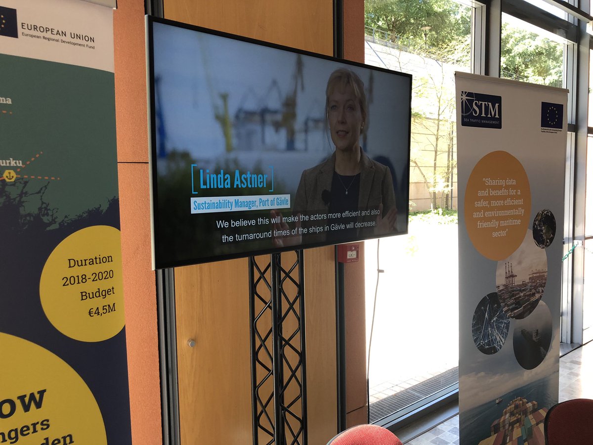 STM_monalisa's tweet image. At #ConnectingEuropeDays in Lyon with #efficientflow project and #portofGävle @CentralBaltic