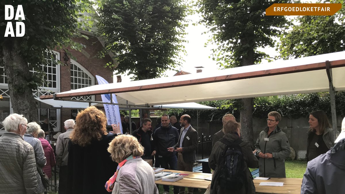 Op 30 juni organiseert <a href="/ErfgoedloketGn/">Erfgoedloket Groningen</a> de Erfgoedloketfair in Openluchtmuseum Het Hoogeland te Warffum. Ook DAAD is aanwezig om te informeren over subsidiemogelijkheden, onderhoud of vergunningen. Kijk voor meer informatie of om je aan te melden op erfgoedloketfair.nl