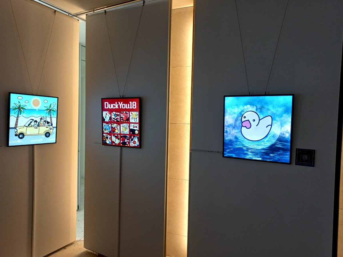 🦆"삼.성.동"세가지 별들의 동행⭐️⭐️⭐️
첫주차 전시를 진행하게 되었습니다!
⭐️운영시간 : 12:00 - 20:00
⭐️주최 : 맵시(MABC)
⭐️전시일자 : 22.06.27 - 22.07.03
🎁관람후 설문지이벤트도 참여해주시면 경품이벤트까지! ⬇️
answer.moaform.com/answers/W2v7QP

#NFT전시 #맵시클럽NFT전시회