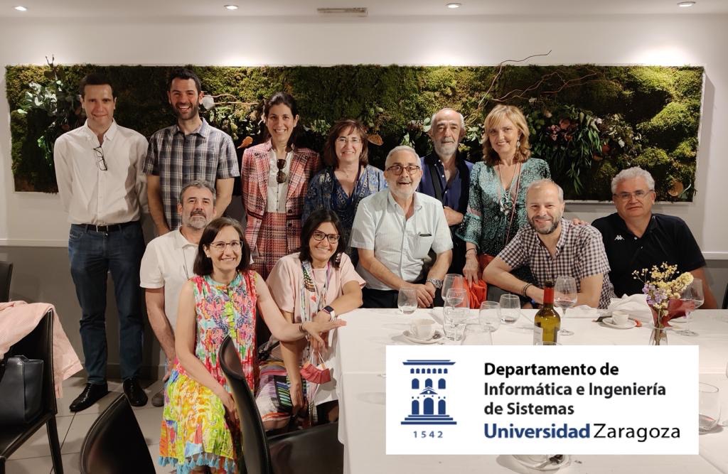 DIIS_UZ's tweet photo. Felicidades y gracias a nuestro compañero Santiago Velilla por su jubilación. Además de un trabajador incansable y excelente docente, Santiago fue el primer director del DIIS  y por suerte su energía y ejemplo nos durará muchos años @EINAunizar @I3Aunizar @unizar https://t.co/iLiZfKzO8a