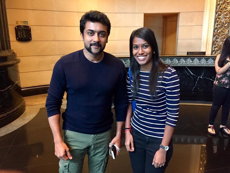 Jay4317's tweet photo. From watching him on big screen and getting a sight of him has always been surreal.♥️With immense pride, we’ve always been watching him perform &amp; he gives heart and soul. @Suriya_offl ONCE a fan ALWAYS a proud fan #SuriyaAtOscars #Suriya https://t.co/e0p0HCE8j0