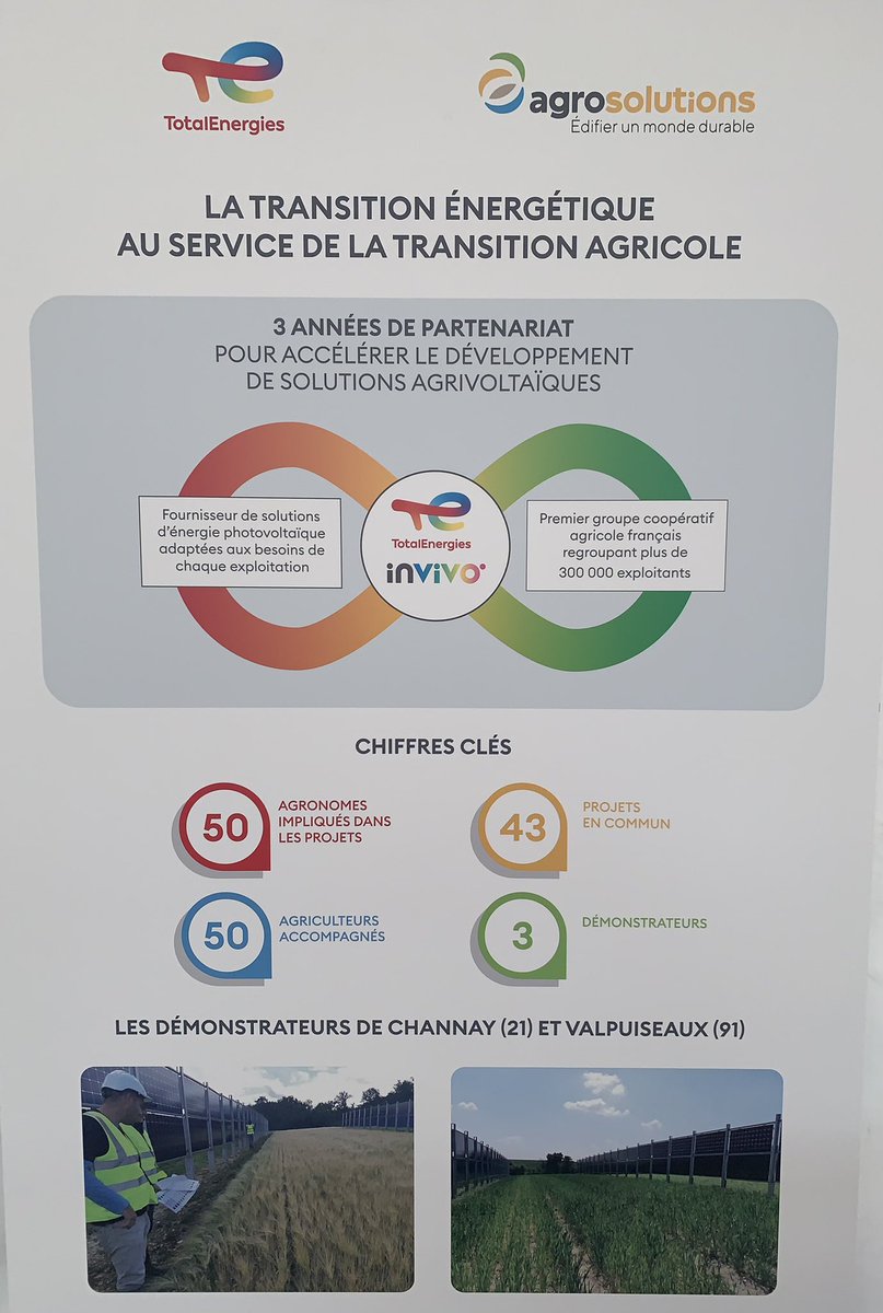 ℹ️Le maire de Valpuiseaux, Jean Perthuis,  introduit cette inauguration 

La 1️⃣ère station expérimentale de démonstrateur agrivoltaïque de la région <a href="/iledefrance/">Région Île-de-France</a> à  
Valpuiseaux dans <a href="/CDEssonne/">Département de l'Essonne</a> 

<a href="/InVivoGroup/">InVivo</a> @BiolineByInVivo <a href="/TotalEnergies/">TotalEnergies</a>