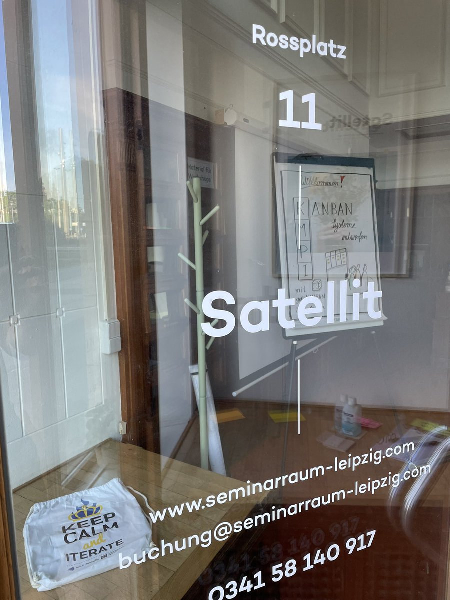 2 Tage #Kanban #Training vor Ort in meiner Wahlheimat #Leipzig. 😍 Es war mir sowohl ein Anliegen, hier etwas auf die Beine zu stellen, als auch eine Ehre 🤗 so eine engagierte Gruppe mit viel Vorwissen trainieren zu dürfen. Ein extra Danke 🙏 an die Wiederkehrer &amp; Angereisten.
