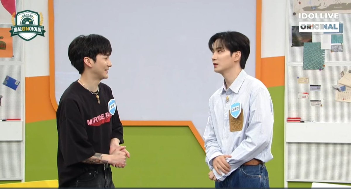 kallovesta's tweet photo. Kwak aaron living his role perfectly as nuest pillar https://t.co/0upLH2x0b8