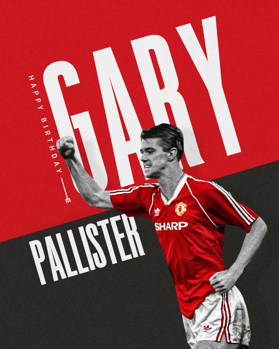 Sende Geburtstagswünsche an Gary Pallister! 🎈