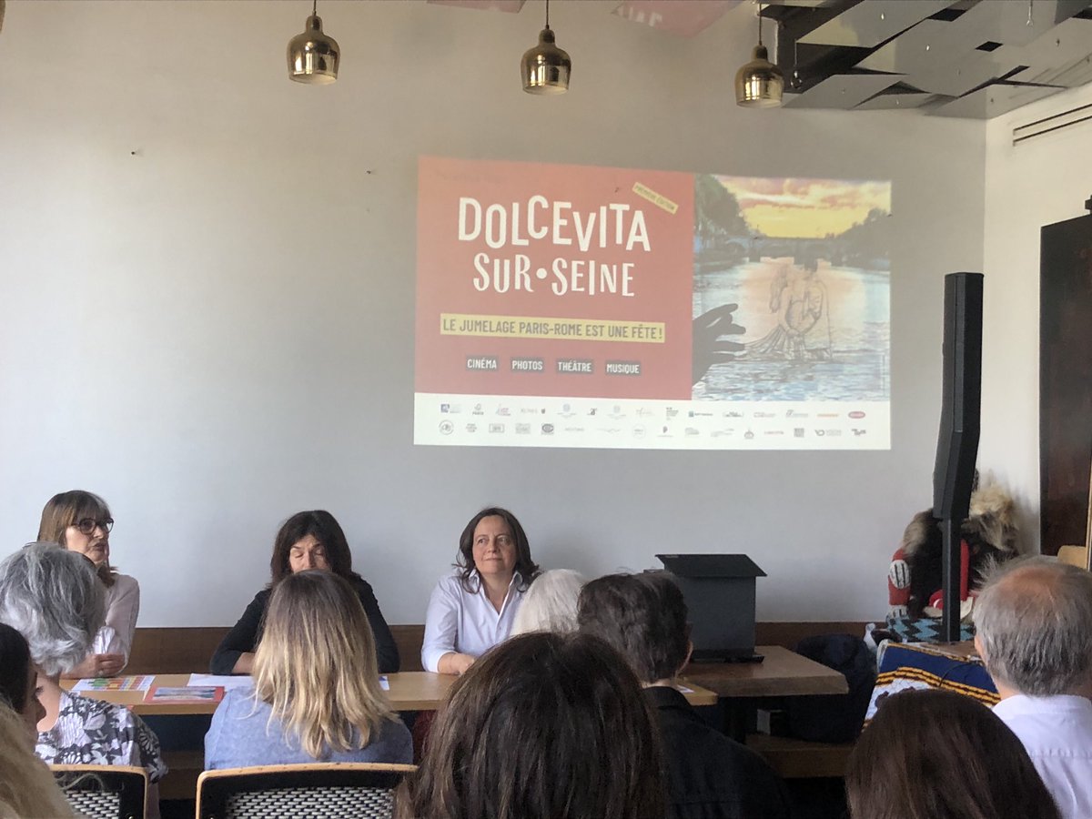 Fantastic festival of cinema music and culture on the banks the Seine 9-13 July  #dolcevita sur Seine to celebrate two eternal cities  #paris #Roma