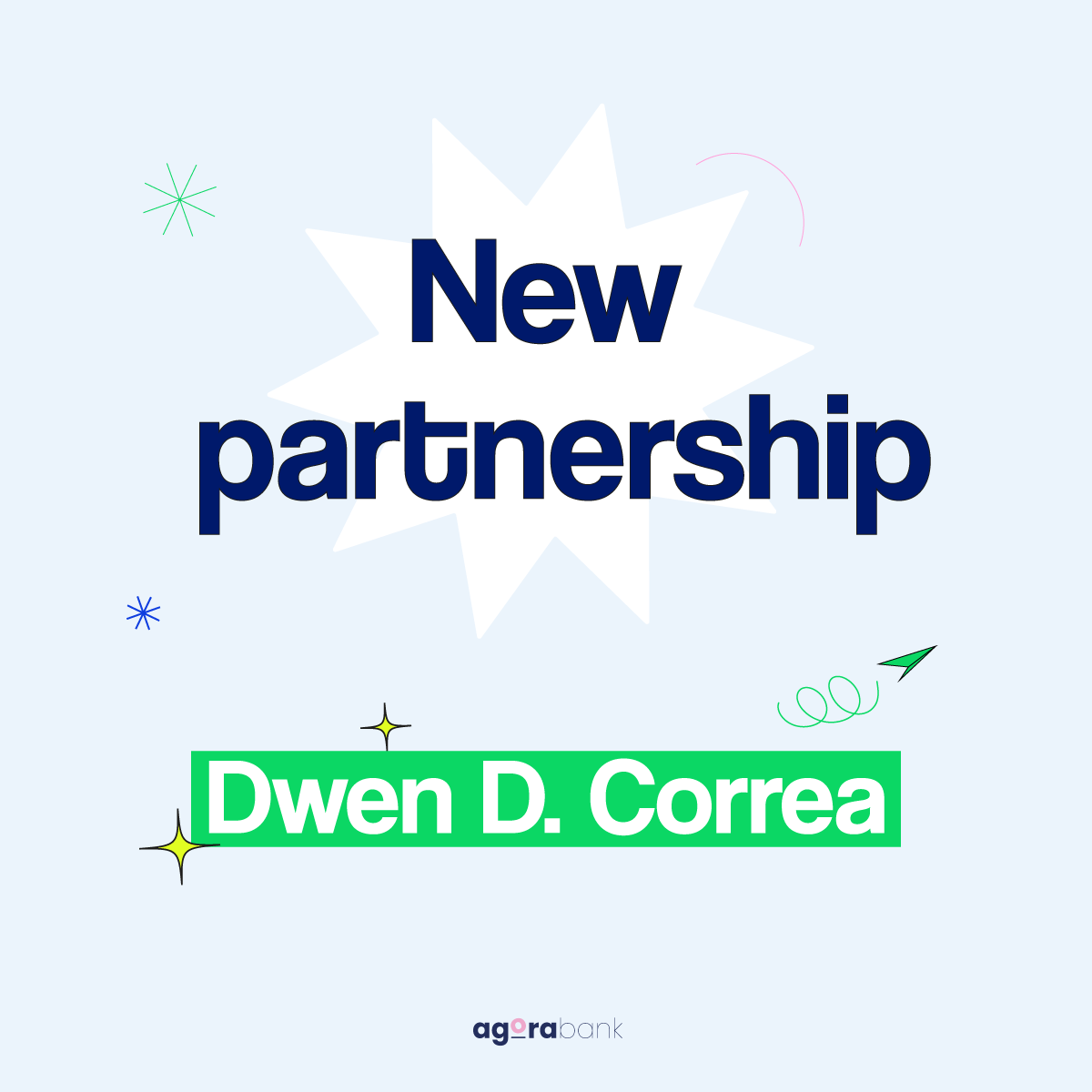 AGO_DeFi's tweet photo. We're proud to announce our partnership with renowned designer and entrepreneur, Dwen D. Correa, who has designed AgoraBank's INO NFTs. 

👉 Don't miss out. Go to https://t.co/VFyyuP8KXL and join our INO!  

#AgoraBank #DeFi #Blockchain https://t.co/g54uOOwXDU