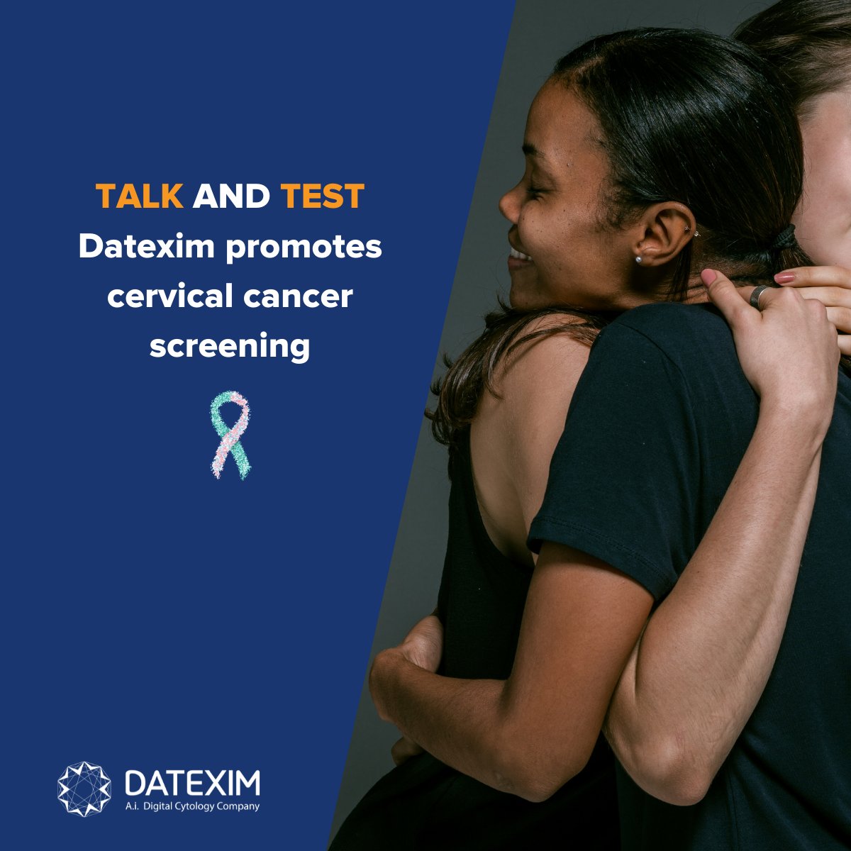 𝐓𝐚𝐥𝐤 𝐚𝐧𝐝 𝐭𝐞𝐬𝐭 ! 

Screening can detect abnormalities in the cells of the cervix and treat them before they develop into cancer or diagnose cancers at an early stage and thus improve the chances of cure. 

At Datexim, we promote Cervical Cancer Screening. 🖥