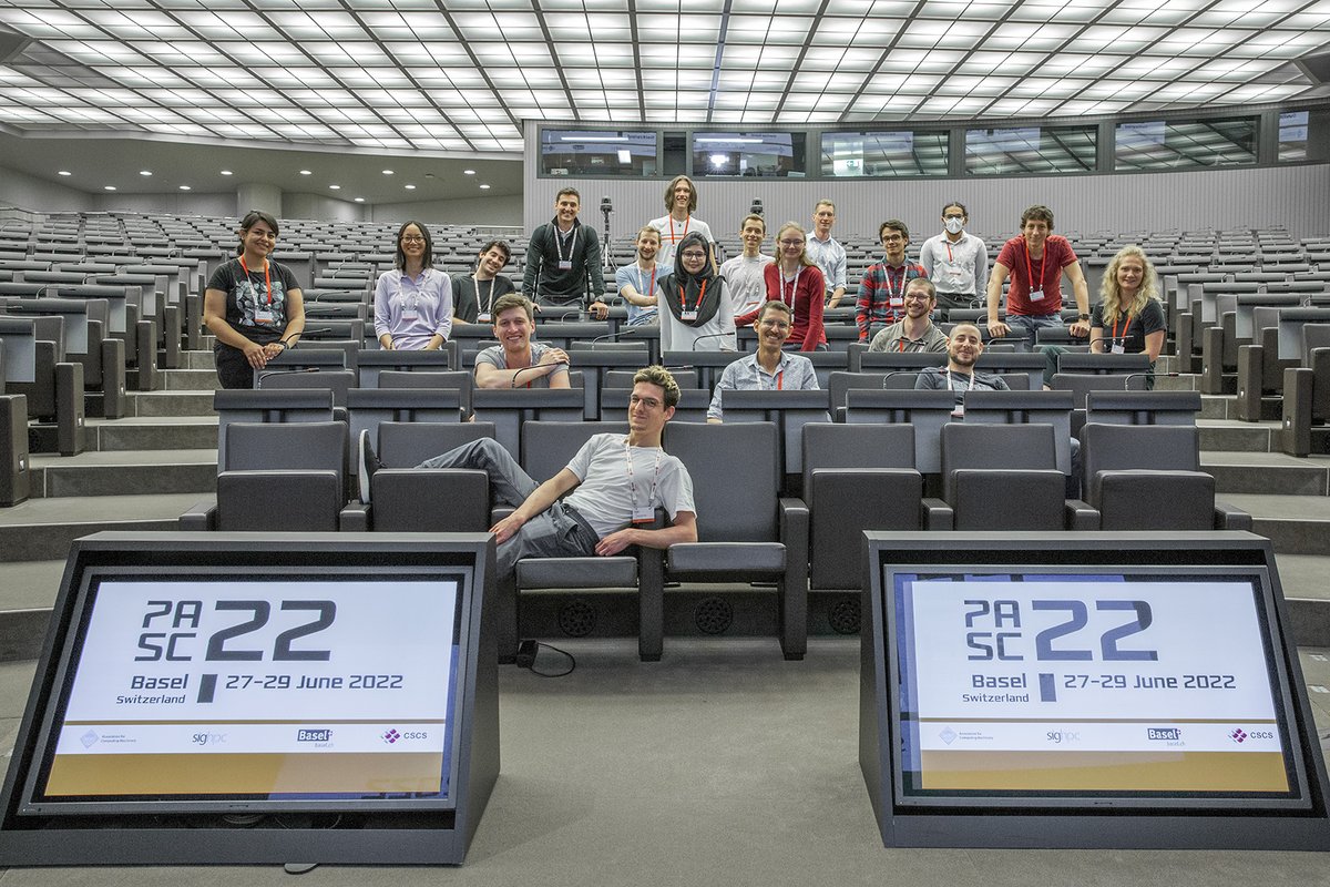 PASC_Conference's tweet photo. Many thanks to our #PASC22 volunteers for their great help and dedication! https://t.co/2KKyaFz12T