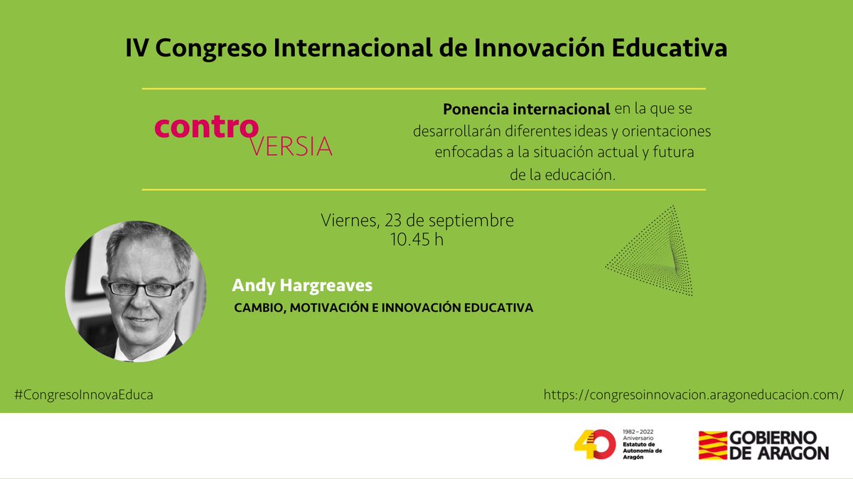 innoeducacion's tweet photo. @HargreavesBC es director de @chenine_ca en la @uOttawa, profesor emérito del @BostonCollege y miembro de la Academia Nacional de Educación.

📎🌐 En nuestro blog podéis saber más sobre él y sobre #controVERSIA: https://t.co/UuSUzhDf2Q

#innovacióneducativa #educaverso https://t.co/tjwYjXWXtM